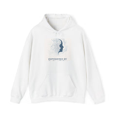 Empowered By Mindfulness Hoodie — Abstract Brain Silhouette Mental Health Awareness Sweatshirt