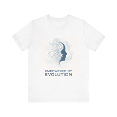 Evolution Tech Tee — "Empowered by Evolution" Circuit Brain T-Shirt