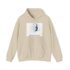 Empowered By Mindfulness Hoodie — Abstract Brain Silhouette Mental Health Awareness Sweatshirt