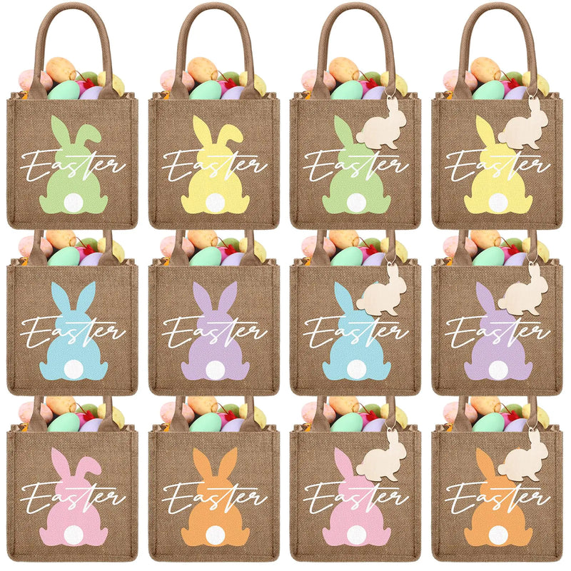 Easter Burlap Bags