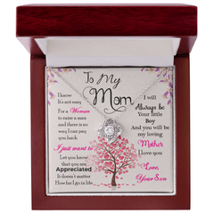 Love Knot Necklace from Son Happy Mothers Day
