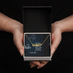 To My Wife Signature Necklace.