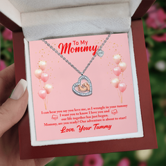 Baby Feet Necklace for Mother to Be