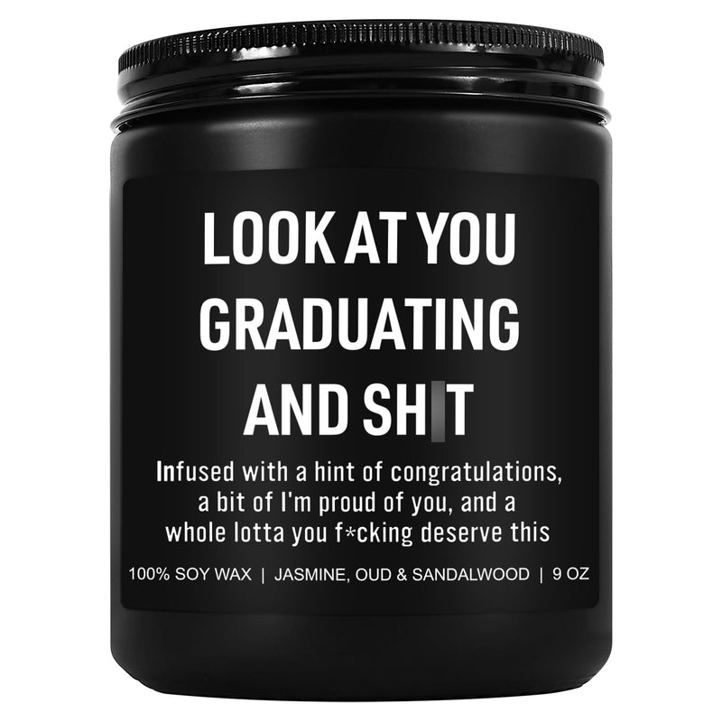 Younift Funny Grad Candle Graduation Gifts for Women College Graduation Gifts High School Masters Degree Graduation Gifts Phd Nurse Graduation Gifts 2024 Graduation Gifts for Him Her