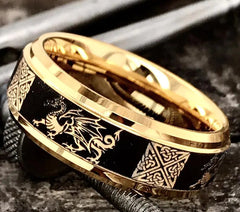 Golden Dragon Ring